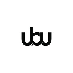 ubu letter original monogram logo design
