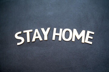 Obraz premium STAY HOME 