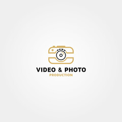 Video & Photo Production vector logo design