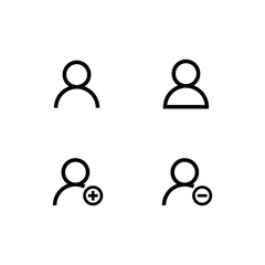  User profile login icon symbol vector eps10