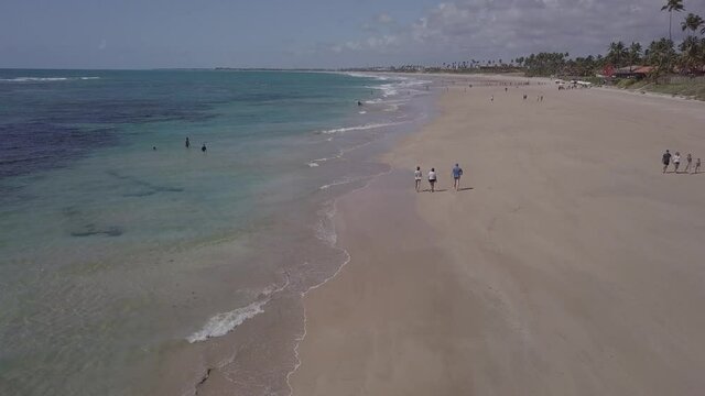 Imagem A&eacute;rea de Porto de Galinhas, Praia do Cupe, munic&iacute;pio de Ipojuca no estado de Pernambuco, no formato D-Log