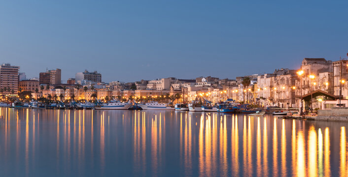 Taranto city in the morning, Italy, Puglia