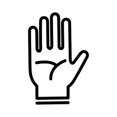 Palm hand icon