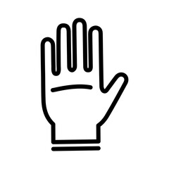 Palm hand icon