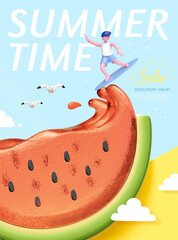 Summer concept poster