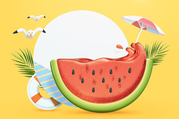 Abstract tropical background