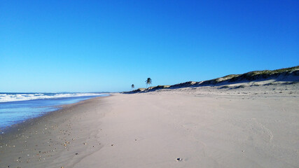 footprints on the sand