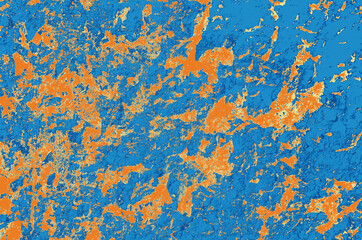 abstract blue, orange and light-green colors background for design