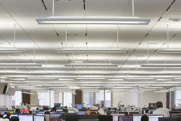 Trading floor at Tokyo bank