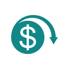 Chargeback icon design isolated on white background