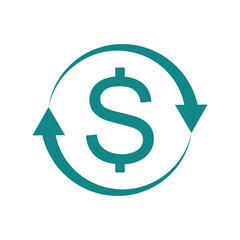 Chargeback icon design isolated on white background