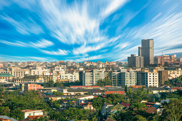 the panorama of hatyai thailand 