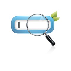 search bar with magnifying glass