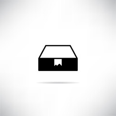 carton box icon vector illustration