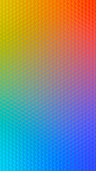 Abstract multicoloured Hexagonal pattern for mobile devices 