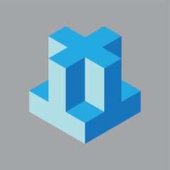 three dimensional cube