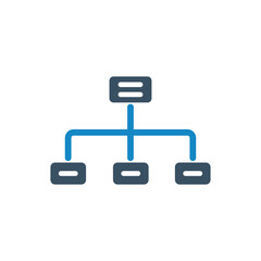 Network sitemap icon