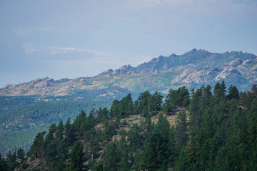 Obraz premium mountain landscape on a summer morning