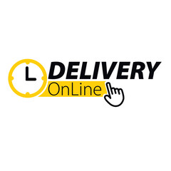 Logo created for home delivery by ordering on-line