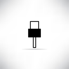 plug icon vector illustration on white background