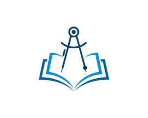 Book with architect scale