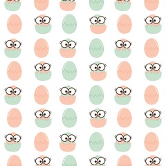 chick and egg background