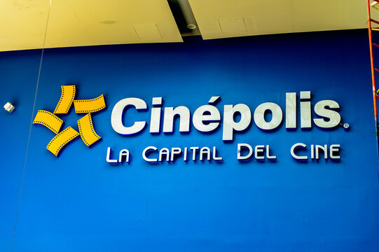 ACAPULCO, MEXICO - OCT 29, 2016: Cinepolis of the Galerias DIana Commercial centre. It's located on  the av. Costera Miguel Aleman
