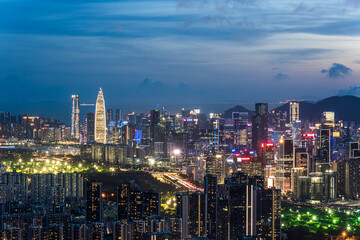 Fototapeta na wymiar Shenzhen Houhai Financial District