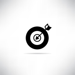 arrow dart icon vector illustration