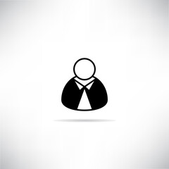 businessman avatar icon vector illustration
