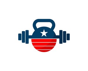 American kettle bell and barbell