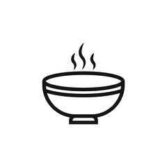 Soup meal icon design. vector illustration