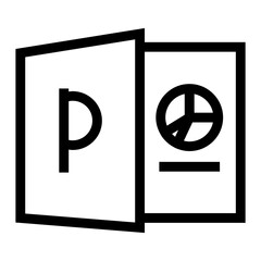 Ms power point app icon
