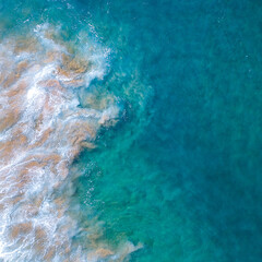 Fototapeta premium waves on the beach