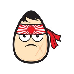 easter egg with band