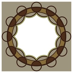 circular frame design