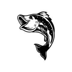 fish silhouette vector illustration design