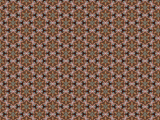 background pattern braided ornament snowflake petal flower orange and blue threads soft delicate geometric decor repeating vintage design