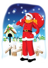 boy holding a gift bag