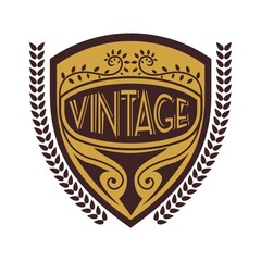 vintage label