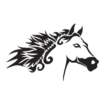 horse tattoo design