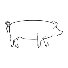 pig Icon Vector design illustration