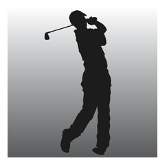 golf player in action