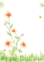 Obraz na płótnie Canvas flower plant background