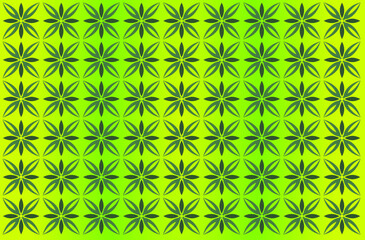 Floral Shape Seamless Pattern Template