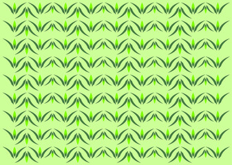 Floral Seamless Abstract Pattern