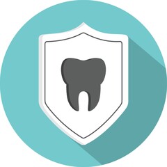 tooth with shield