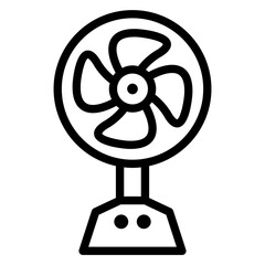 Standing fan icon