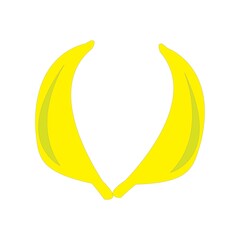 Banana logo vector