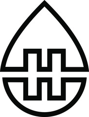 symbol of medicine water